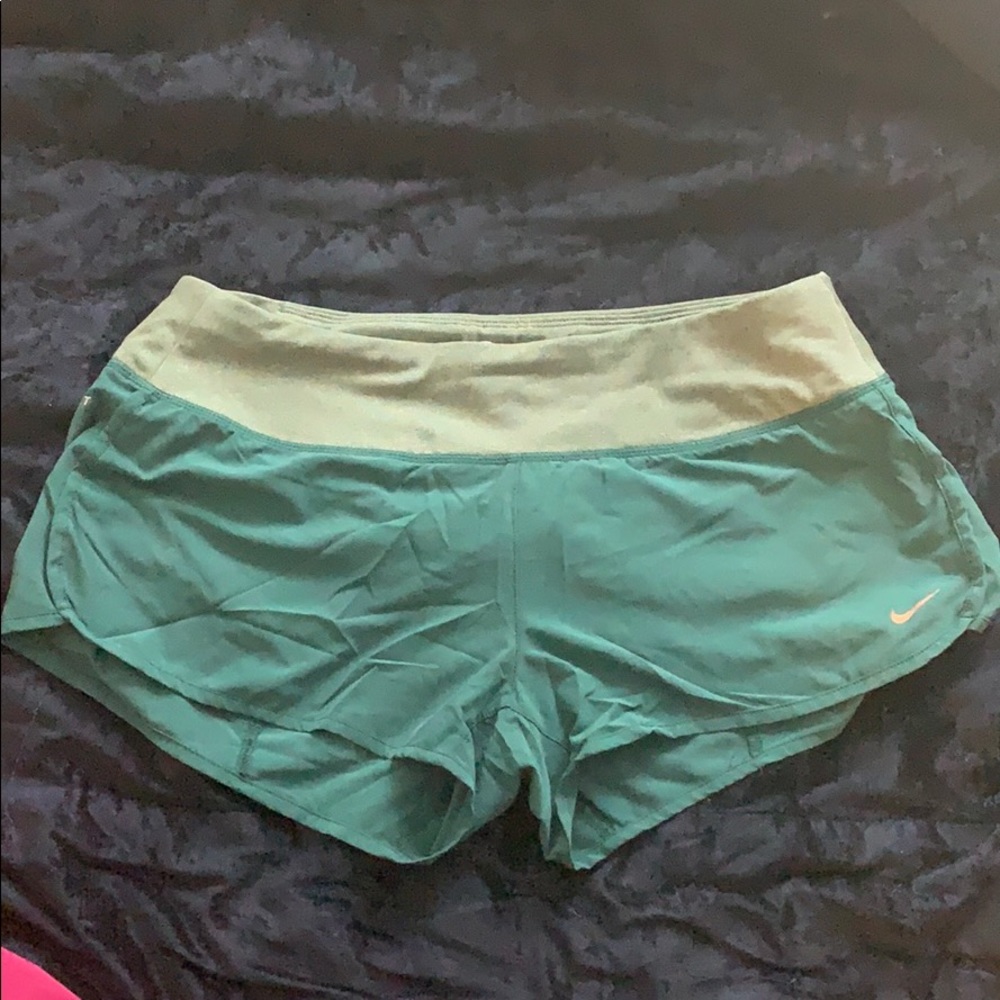 Nike Driggs-fit shorts. Dark green.